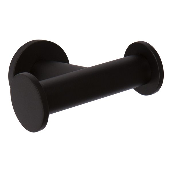 Ginger Single Robe Hook in Matte Black 4610/MB